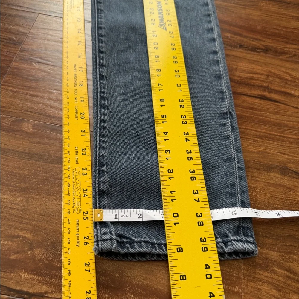 Levi’s 512 Slim Taper Jeans Mens 38x32 Gray Wash Denim Pants Modern Fit